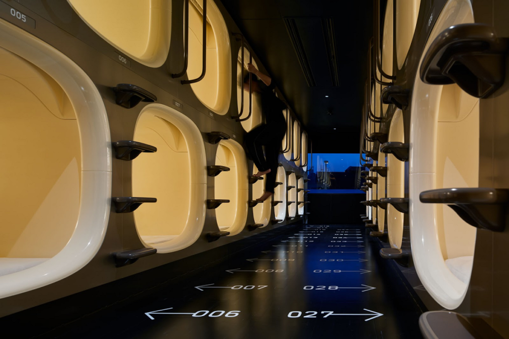 Best Budget Capsule Hotel: 9hours, Namba Station