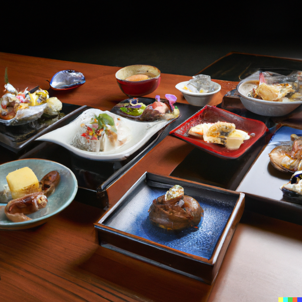 table filled with different type of foods