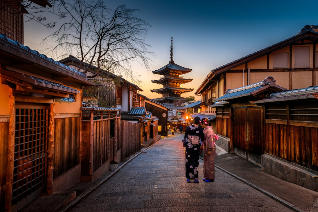 Japanese small town