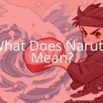 Naruto whirlpools in Japan, pink narutomaki fish cake with spiral pattern, energetic young ninja, vibrant colors, illustrative style.